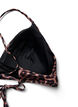Luipaard bikini top met striksluiting aan de achterkant, Bruin, Packshot image number 3