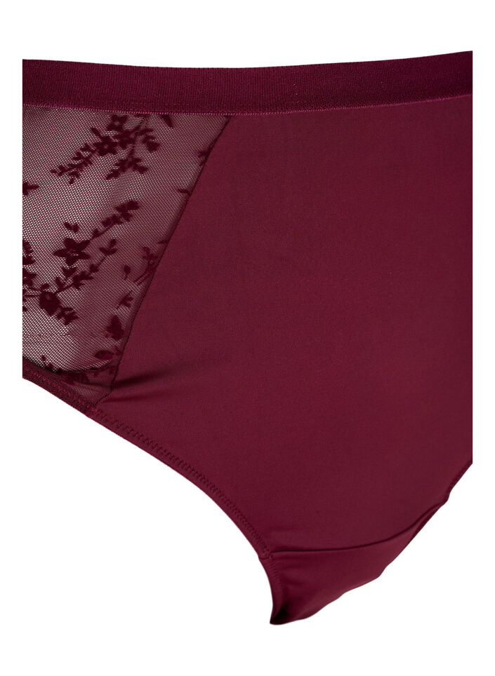G-string met normale taille, Bordeaux Ass, Packshot image number 2