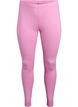 Basisleggings met extra lengte, Roze, Packshot image number 0