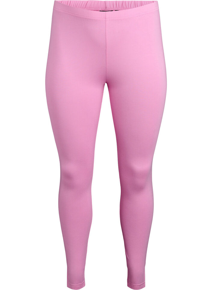Basisleggings met extra lengte, Roze, Packshot image number 0