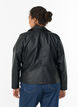 Bikerjack in imitatieleer, Zwart, Model image number 2