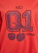 Sweatshirt met motief aan de voorkant, Rood, Packshot image number 2
