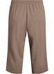 FLASH - Hoog getailleerde kniebroek met losse pasvorm, Bruin, Packshot image number 1