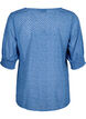 Gestippelde blouse met 1/2 mouwen, Riverside Dot, Packshot image number 1