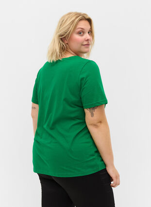 T-shirt met korte mouwen en een ronde hals, Jolly Green MB, Model image number 1