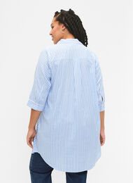 Lang gestreept shirt met 3/4 mouwen, Marina w. Stripe, Model