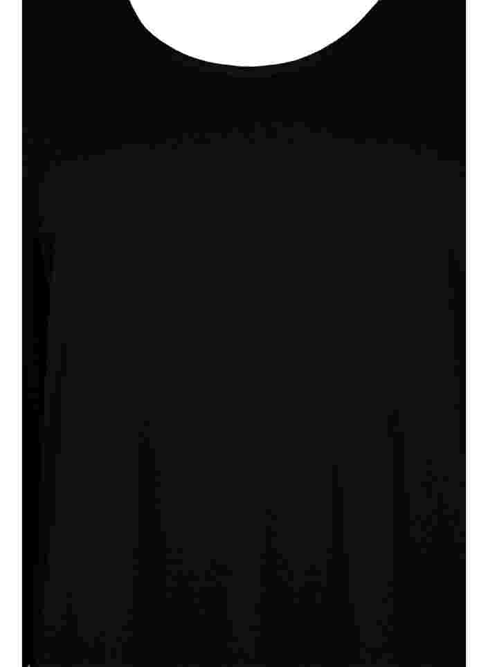 Jurk met lange mouwen en rugdetail, Black, Packshot image number 2
