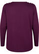 Blouse met decoratieve knopen, Paars, Packshot image number 1