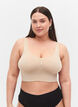 Zachte bh zonder vulling, Beige, Model image number 0