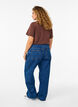 Wide-leg jeans met hoge taille, Blauw, Model image number 1