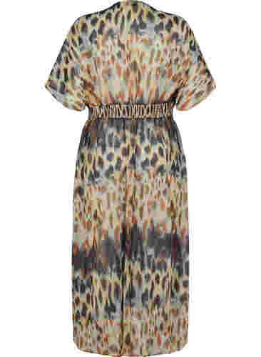 Strand kimono met opdruk, Abstract Leopard, Packshot image number 1