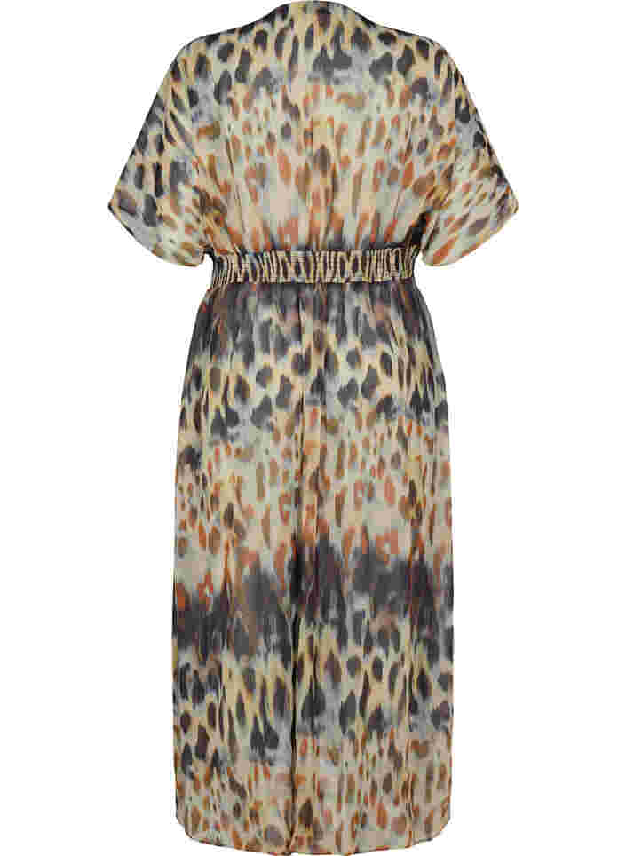 Strand kimono met opdruk, Abstract Leopard, Packshot image number 1