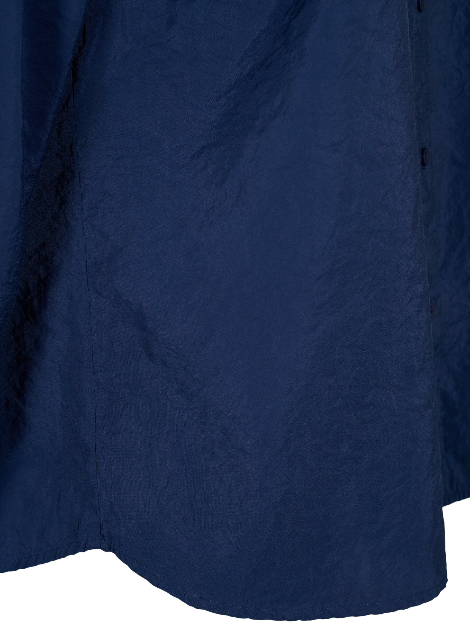 Zizzi Shirt met lange mouwen van Tencel &trade; Modal, Navy Blazer, Packshot image number 3