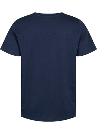 Katoenen T-shirt met tekstopdruk, Night Sky W. La, Packshot image number 1