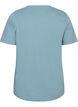 T-shirt met motief, Blauw, Packshot image number 1