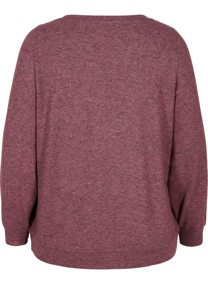 Gemêleerde top in viscosemix, Port Royal Mel, Packshot image number 1