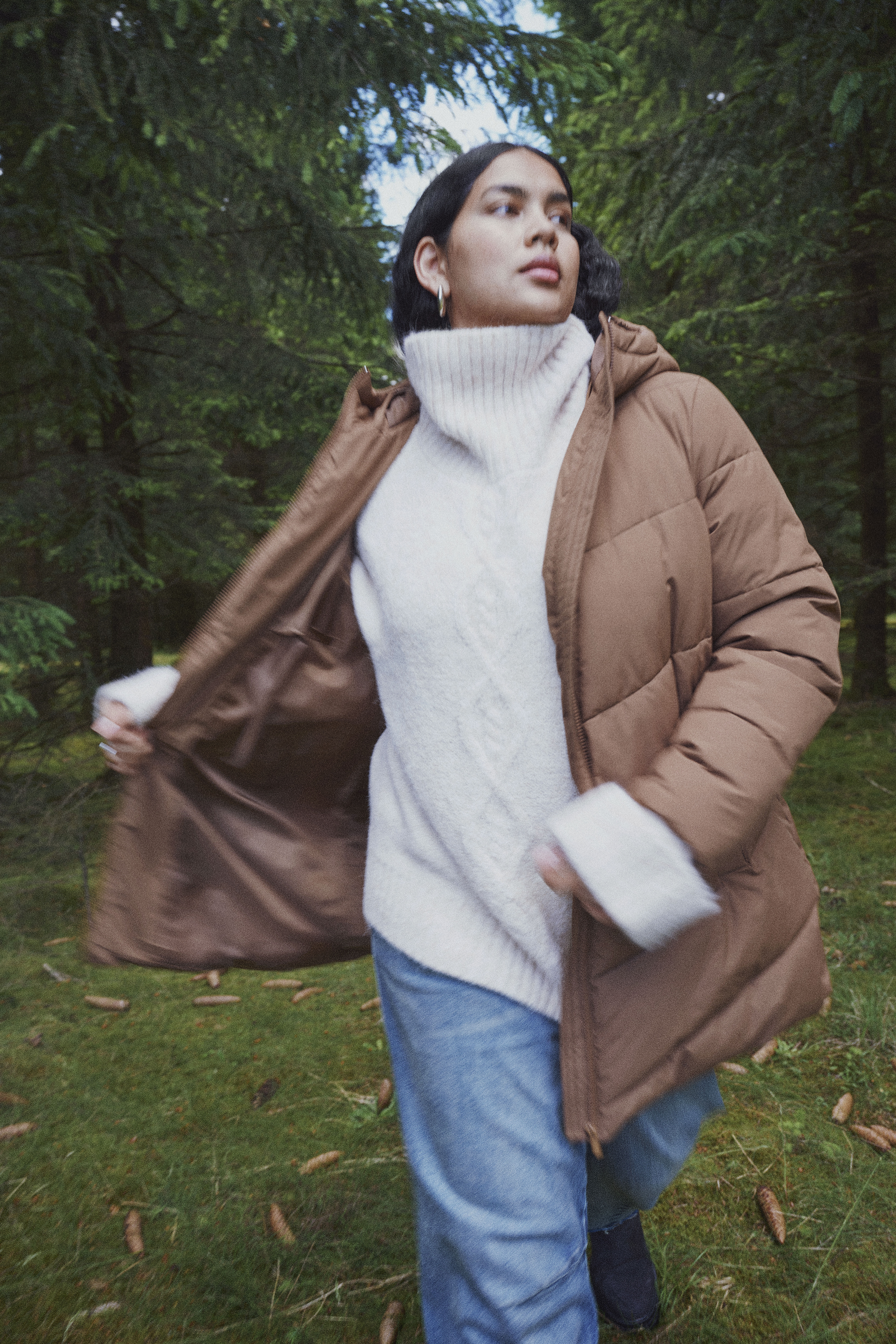 ZizziNatuurlijke warme alledaagse stijl, , Model