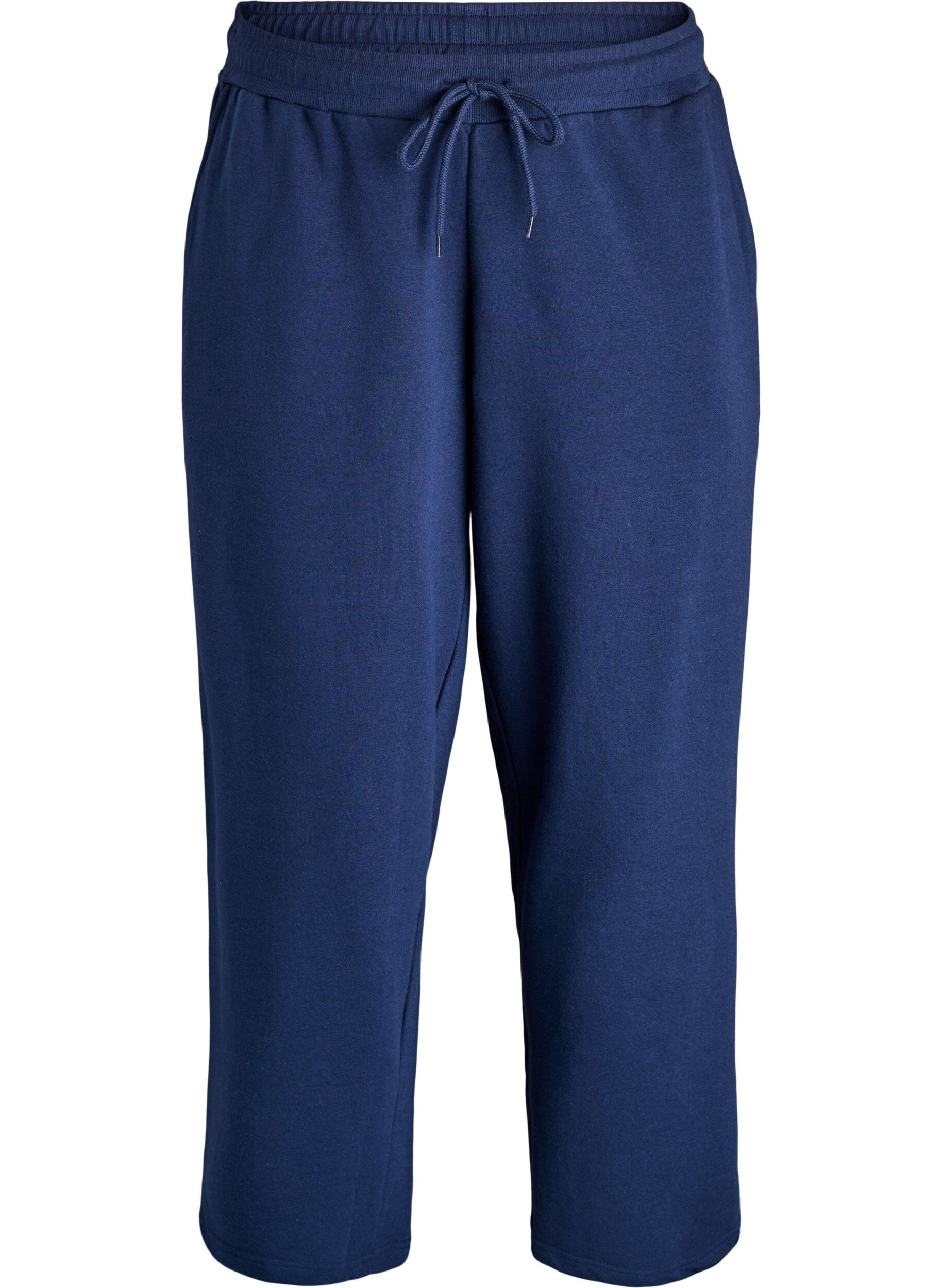 Zizzi Joggingbroek met zakken, Blauw, Packshot image number 0