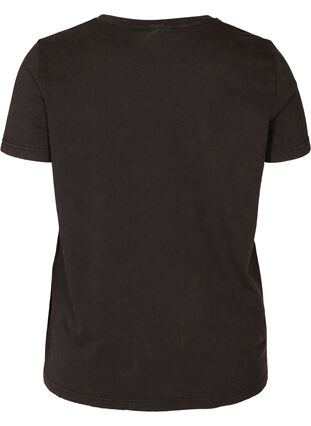 Katoenen t-shirt met korte mouwen, Black LOS ANGELES, Packshot image number 1