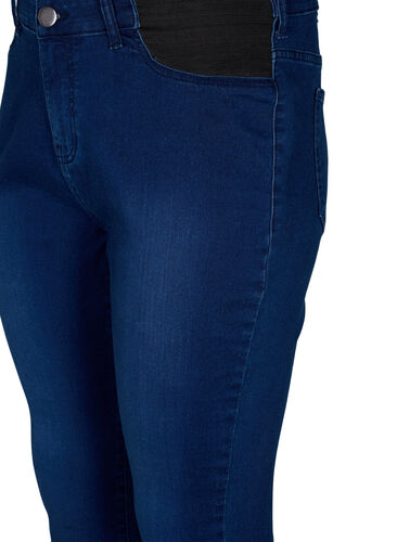 Super slim Amy jeans met elastiek in de taille, Dark blue, Packshot image number 2