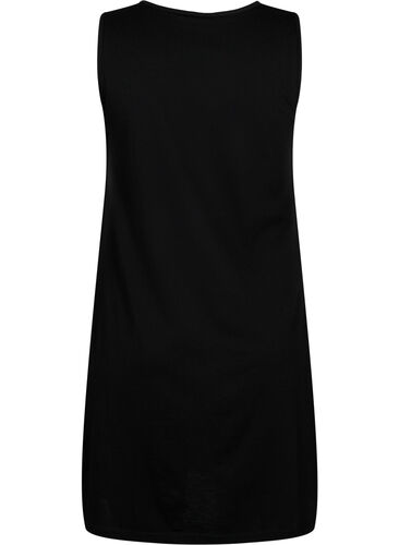 Mouwloze katoenen jurk met a-vorm, Black W. YOU, Packshot image number 1