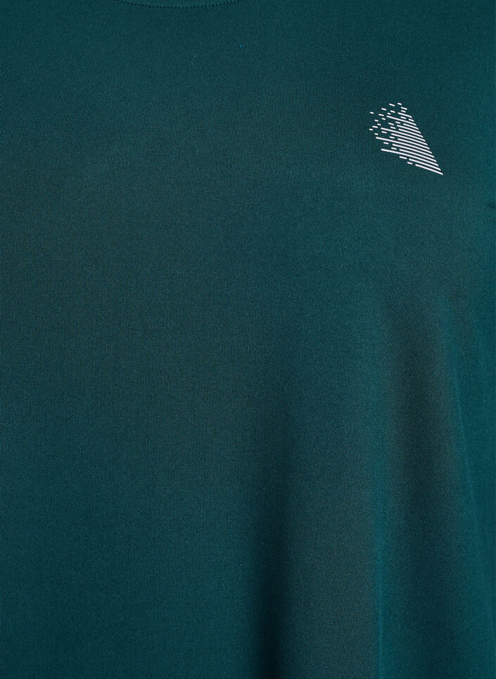 Training blouse met 3/4 mouwen, Groen, Packshot image number 2