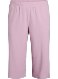 FLASH - Hoog getailleerde kniebroek met losse pasvorm, Rood