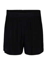 Losse shorts van viscose, Black