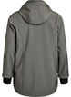 Korte softshell jas met afneembare capuchon, Grijs, Packshot image number 1