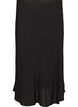 Viscose rok met een elastische taille, Zwart, Packshot image number 0