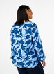 Blouse met lange mouwen in paisleydesign en v-hals, Blue Paisley AOP, Model image number 1