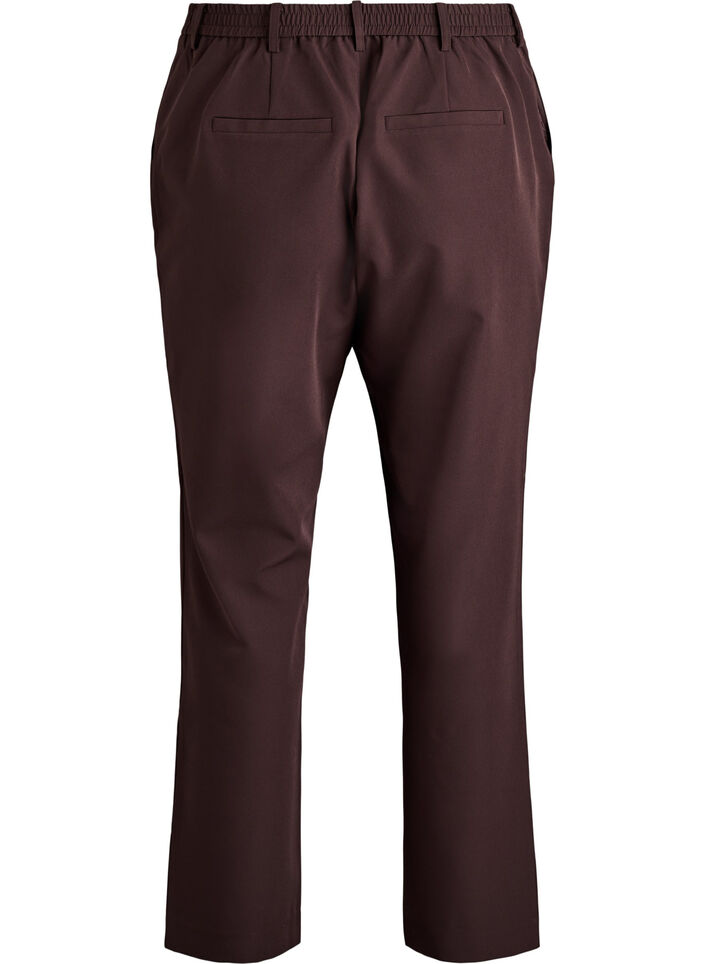 Broek met zakken en rechte pijpen, Bruin, Packshot image number 1