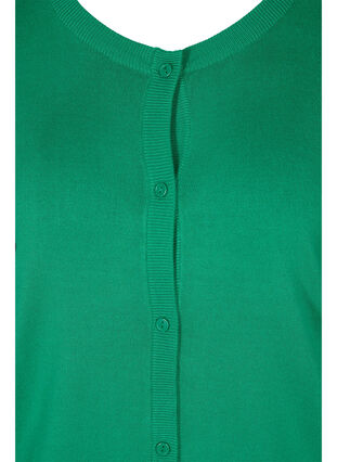 Gebreid vest met knopen in viscosemix, Jolly Green, Packshot image number 2