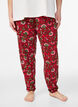 Katoenen pyjamabroek met print, Rood, Model image number 2