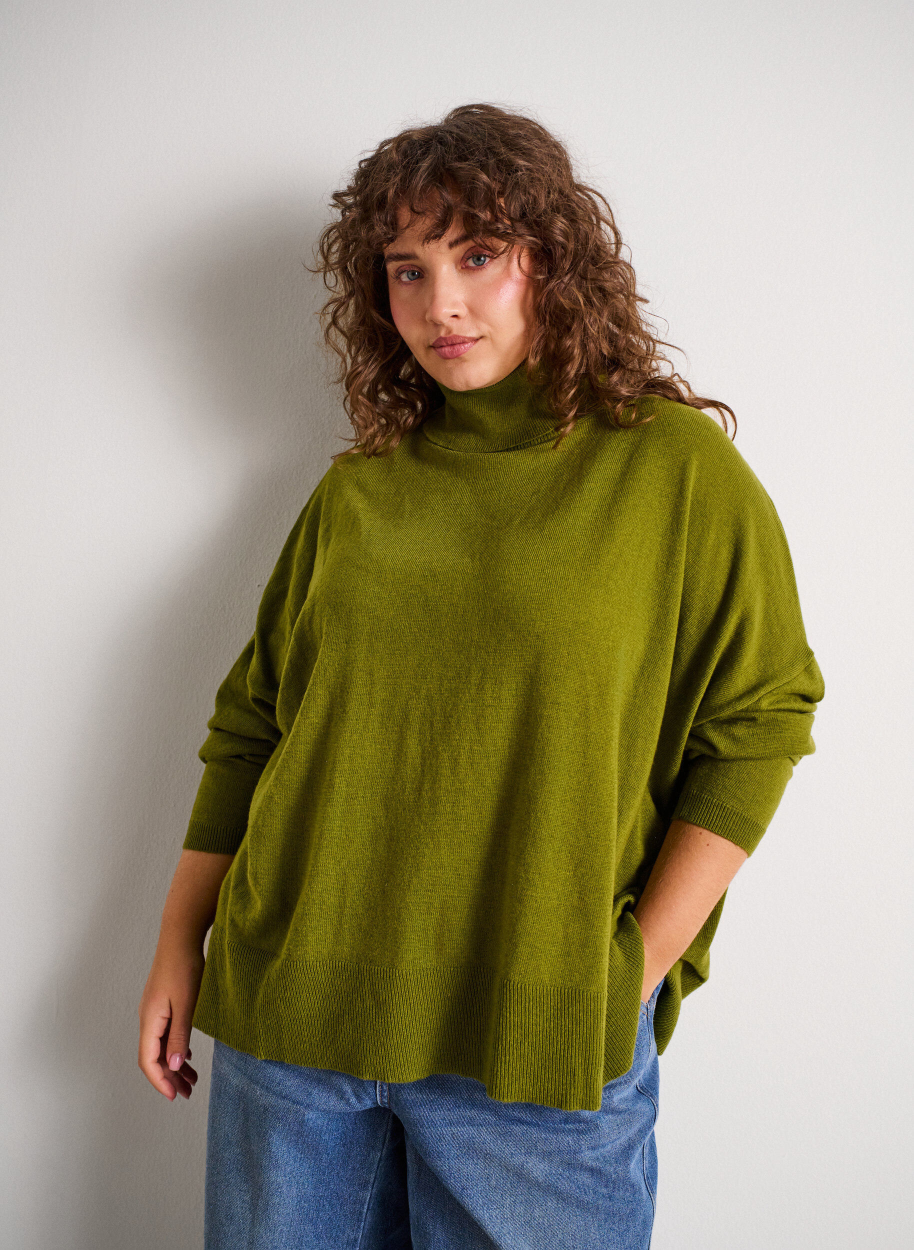 Coltrui met losse pasvorm, Groen, Model