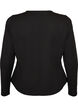 Strakzittend cardigan met knoopsluitingen, Zwart, Packshot image number 1
