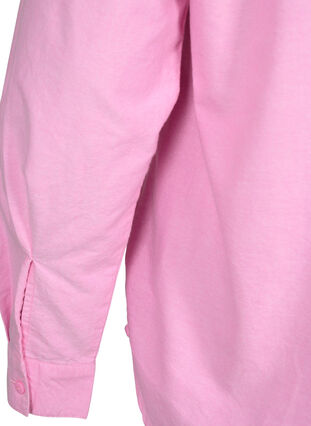 Katoenen overhemd met lange mouwen, Pink Frosting, Packshot image number 4