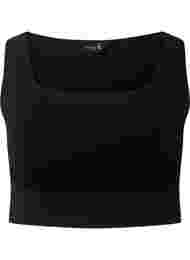 Sportbeha met vierkante halsuitsnijding, Black