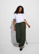 Ballonbroek met hoge taille, Groen, Model image number 0