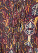 Blouse met paisleyprint en kanten detail, Paars, Packshot image number 2