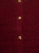 Gebreide vest met decoratieve knopen, Donker Bordeaux, Packshot image number 2