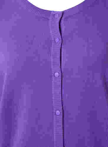 Geribd vest met knoopsluiting, Purple Opulence, Packshot image number 2