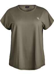 Effen gekleurd trainingsshirt, Groen