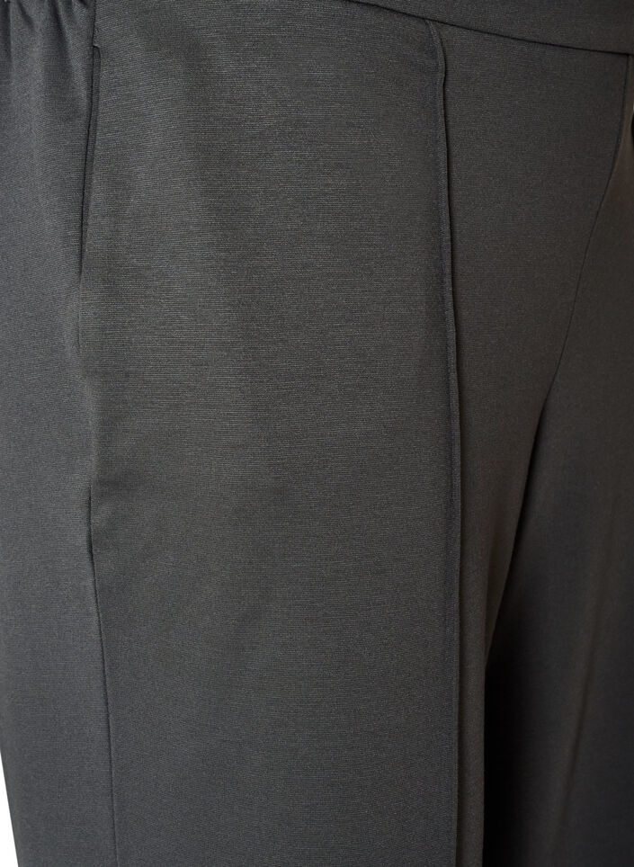 Losse jerseybroek met hoge taille, Grijs, Packshot image number 2