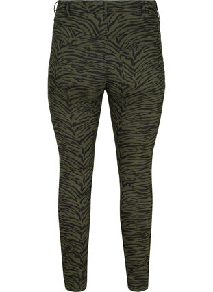 Amy jeans met print, Green Zebra, Packshot image number 1