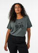 T-shirt met print, Groen, Model image number 0