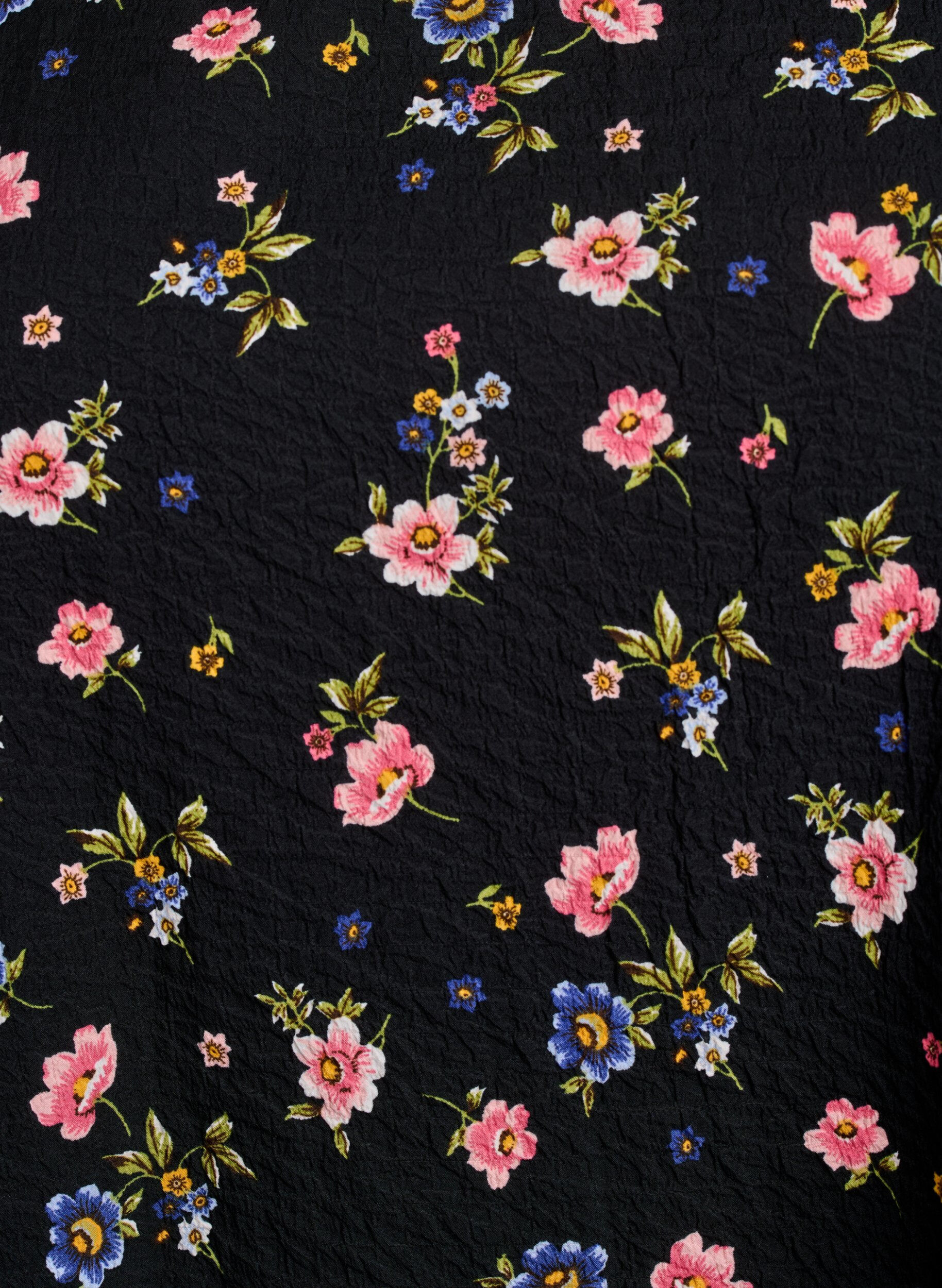 Zizzi FLASH - Mouwloze top met textuur, Zwart, Packshot image number 2