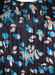 Korte jurk met print en een ronde hals, Black Blue Fl. AOP, Packshot image number 2