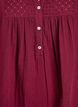 Katoenen mousseline tuniek met broderie anglaise, Donker Bordeaux, Packshot image number 2