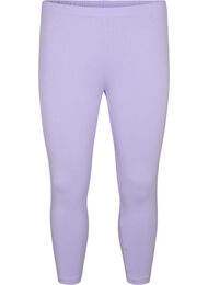 Basic 3/4 legging in viscose, Lavender, Packshot